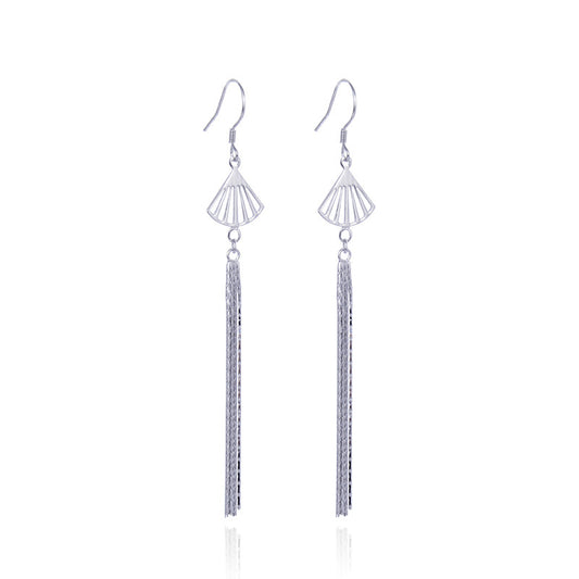 925 Sterling Silver Tulip Hoop Earrings - 2.3g Minimalist Floral Earrings for Women