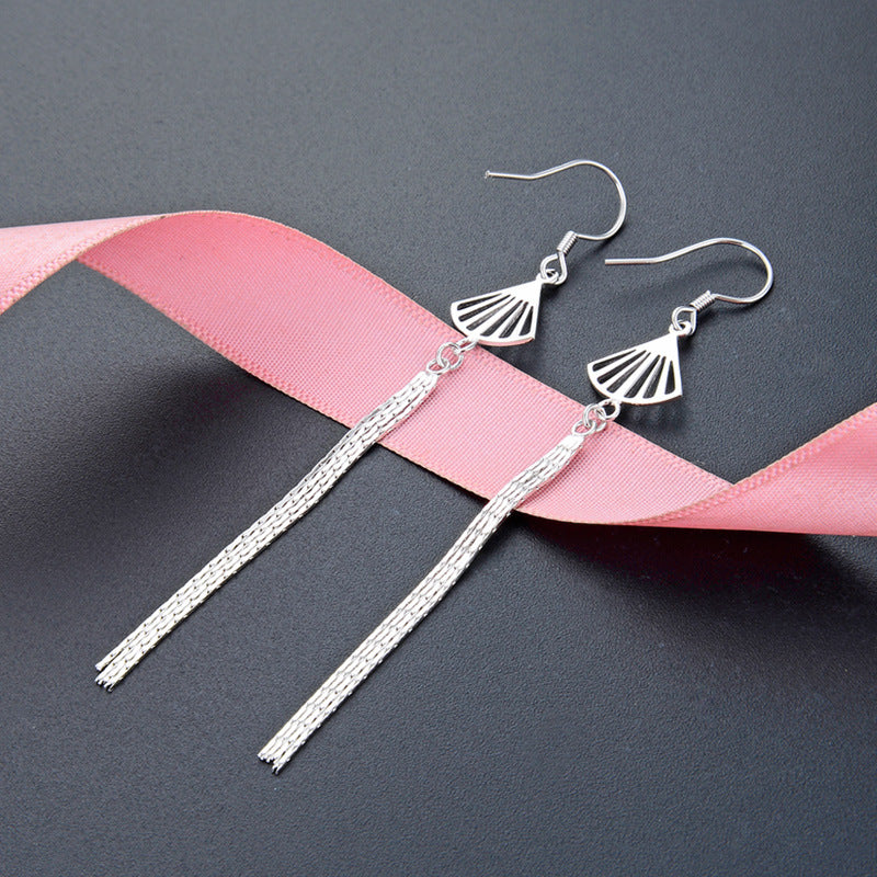 925 Sterling Silver Tulip Hoop Earrings - 2.3g Minimalist Floral Earrings for Women