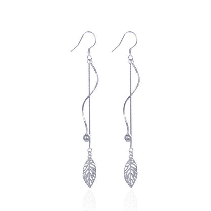 925 Sterling Silver Vintage Ruyi Hoop Earrings - 2.3g Retro Chinese Style Earrings for Women