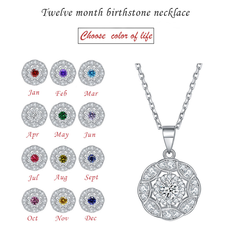 925 Sterling Silver Peridot Zircon Necklace - Modern Botanical Jewelry