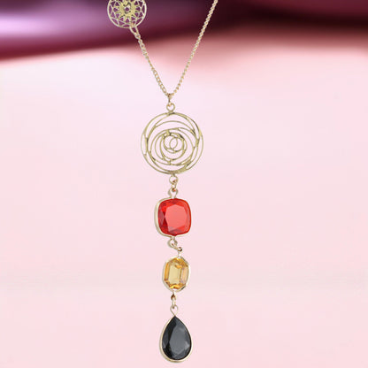 Unique Geometric Pendant Necklace