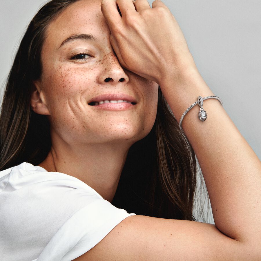 American Football Dangle Charm