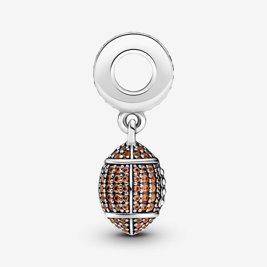 American Football Dangle Charm