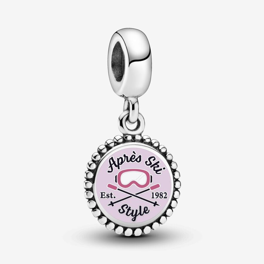 Sterling Silver Ski Charm