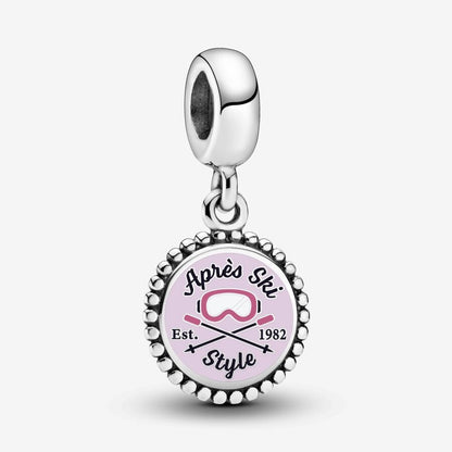 Sterling Silver Ski Charm