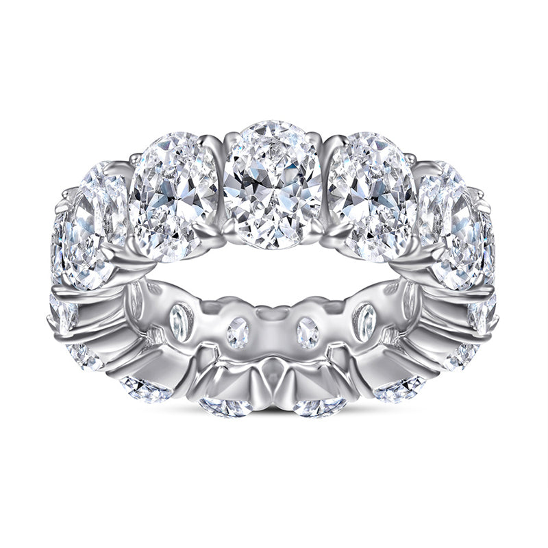 Bestselling S925 Sterling Silver Zirconia Ring for Women - Elegant Wedding Jewelry in White Gold Tone
