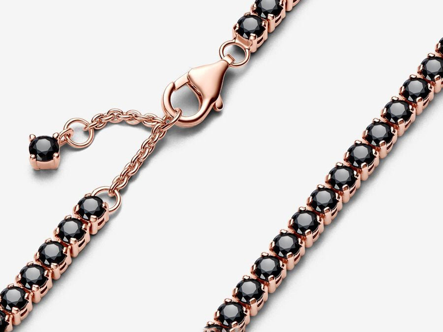 Black Sparkling Tennis Bracelet