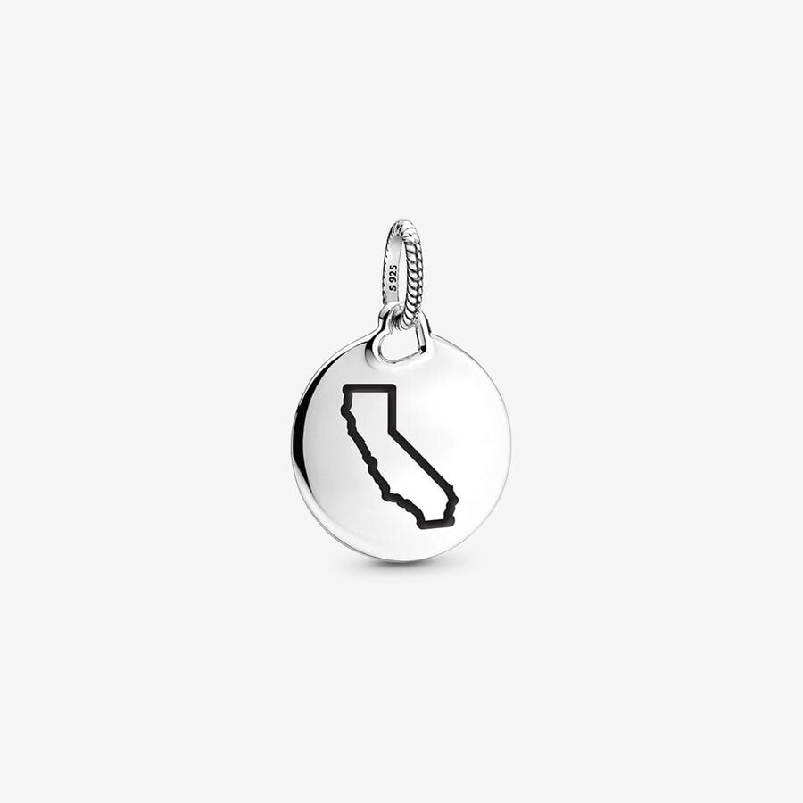 California Round Dangle Charm