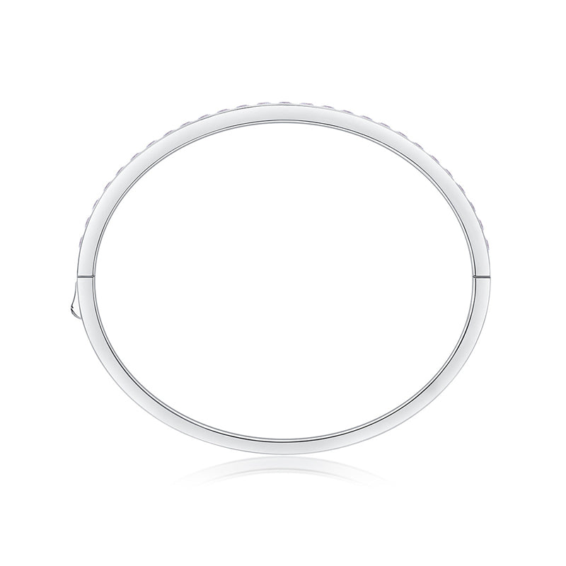 Chic Geometric Band with Sparkling Stones