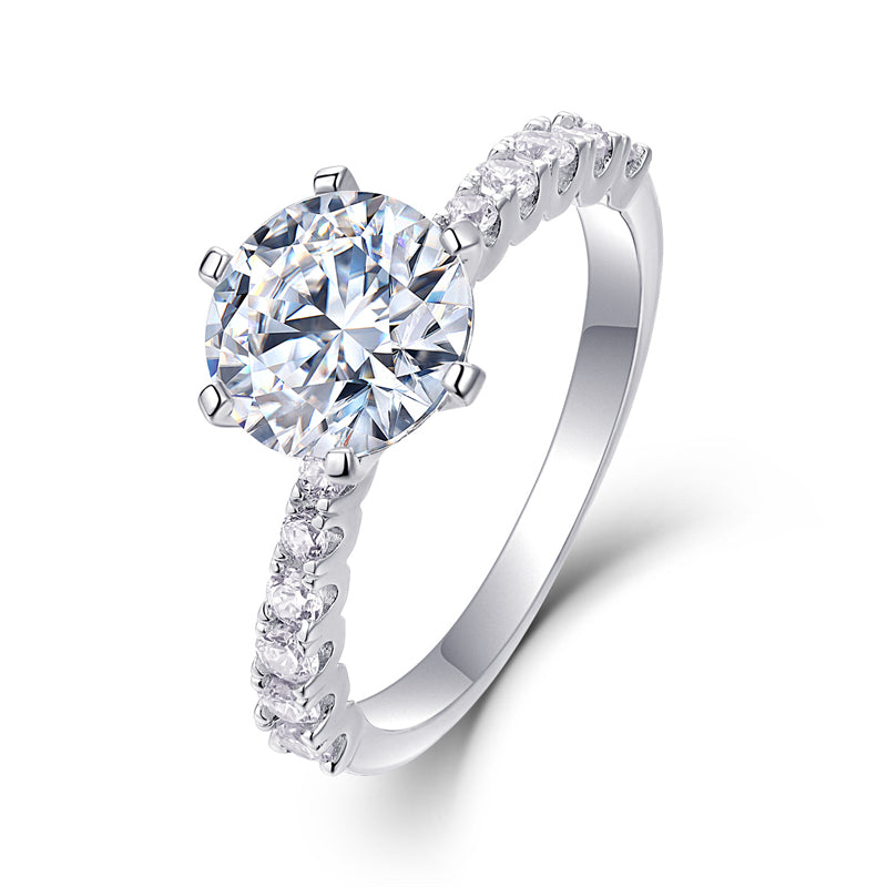 Chic Geometric Moissanite Band for Everyday Elegance