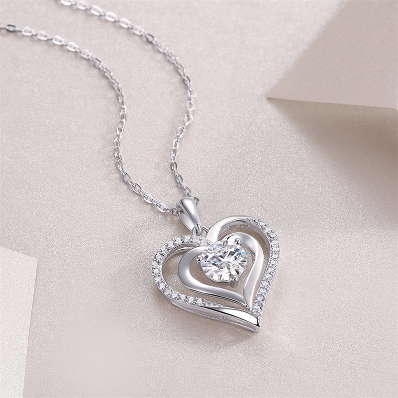 Chic Heart Pendant Necklace for Stylish Women