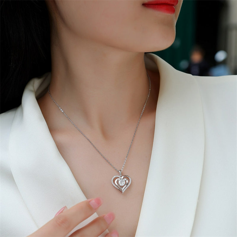 Chic Heart Pendant Necklace for Stylish Women