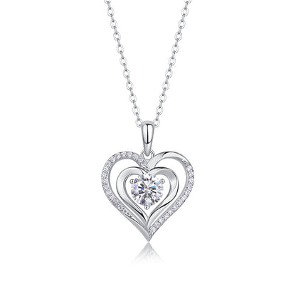 Chic Heart Pendant Necklace for Stylish Women