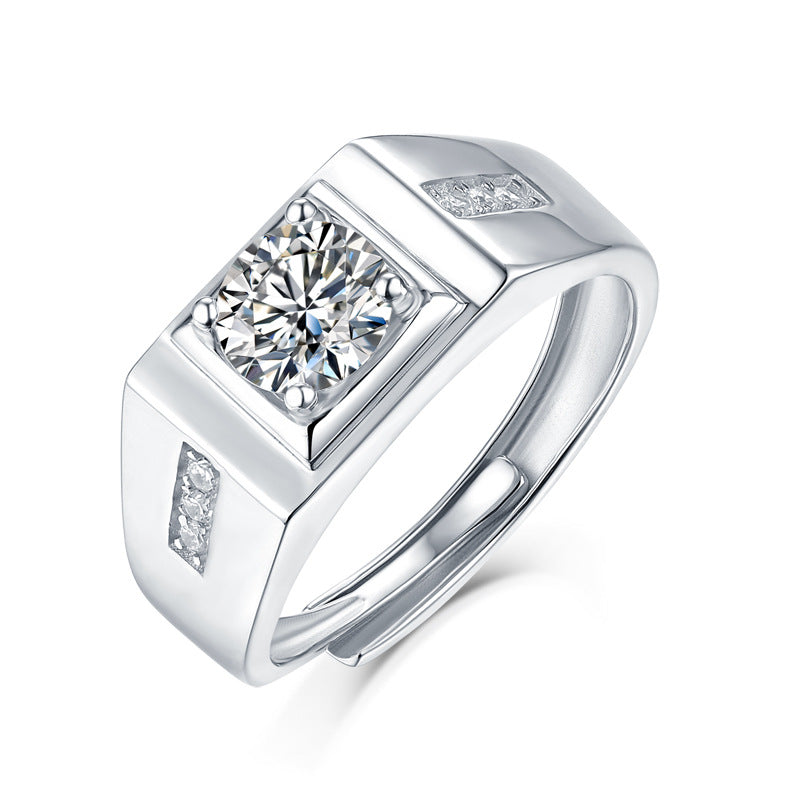 Chic Square Band with Sparkling Stone