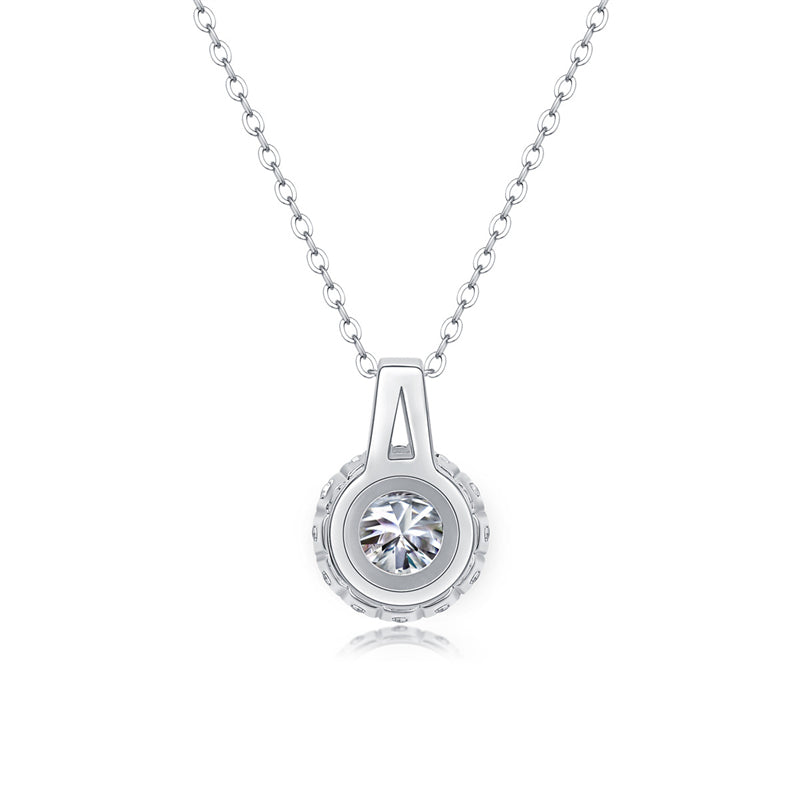 Classic Layered Moissanite Pendant Necklace