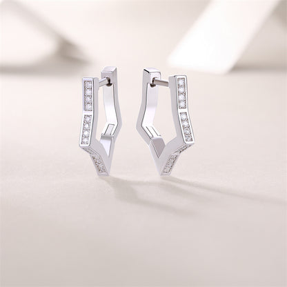Classic Round Moissanite Earrings for Women
