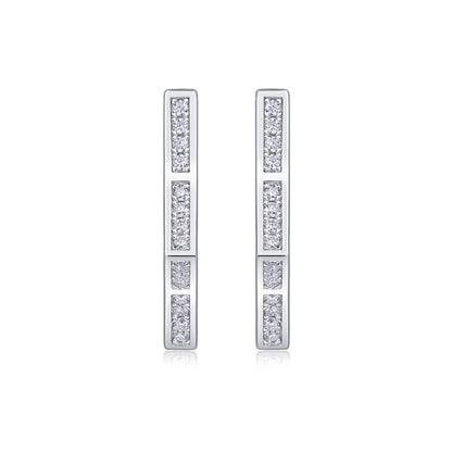 Classic Round Moissanite Earrings for Women