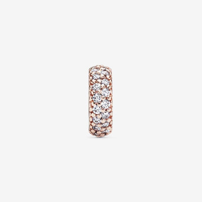 Clear Sparkle Spacer Charm