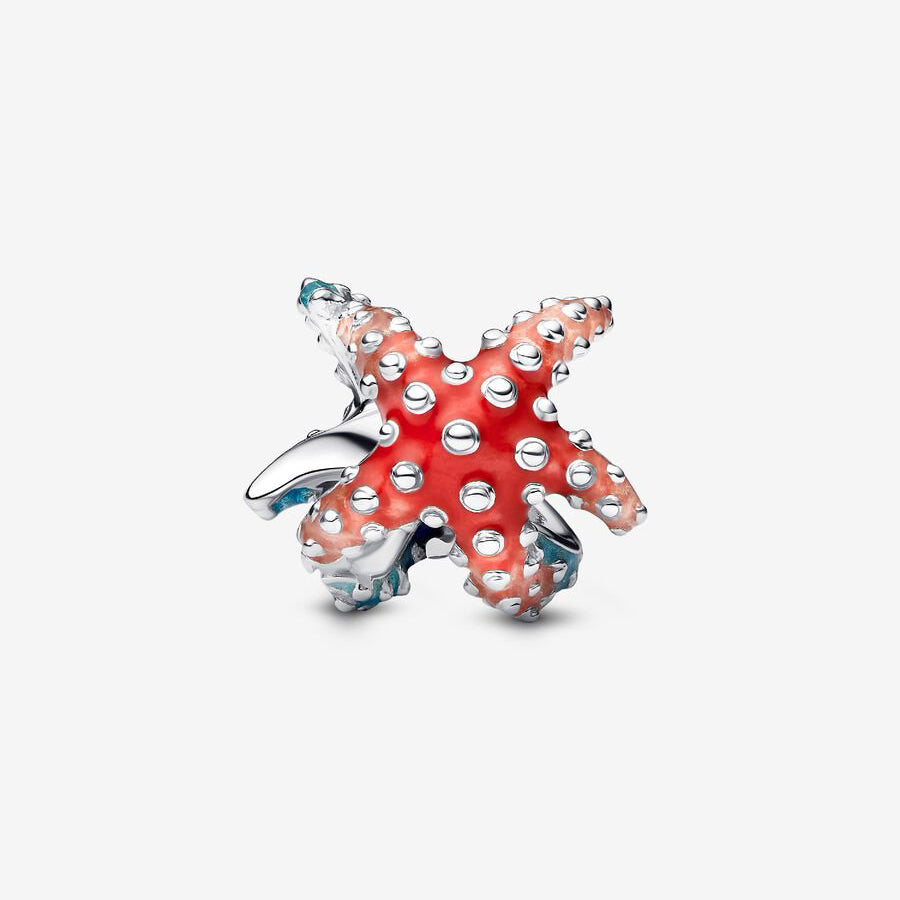 Colorful Enamel Starfish Charm
