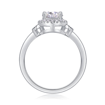 Contemporary 1 Carat Moissanite Ring for Women