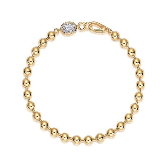 Contemporary Women's Silver Bracelet with Geometric Motifs