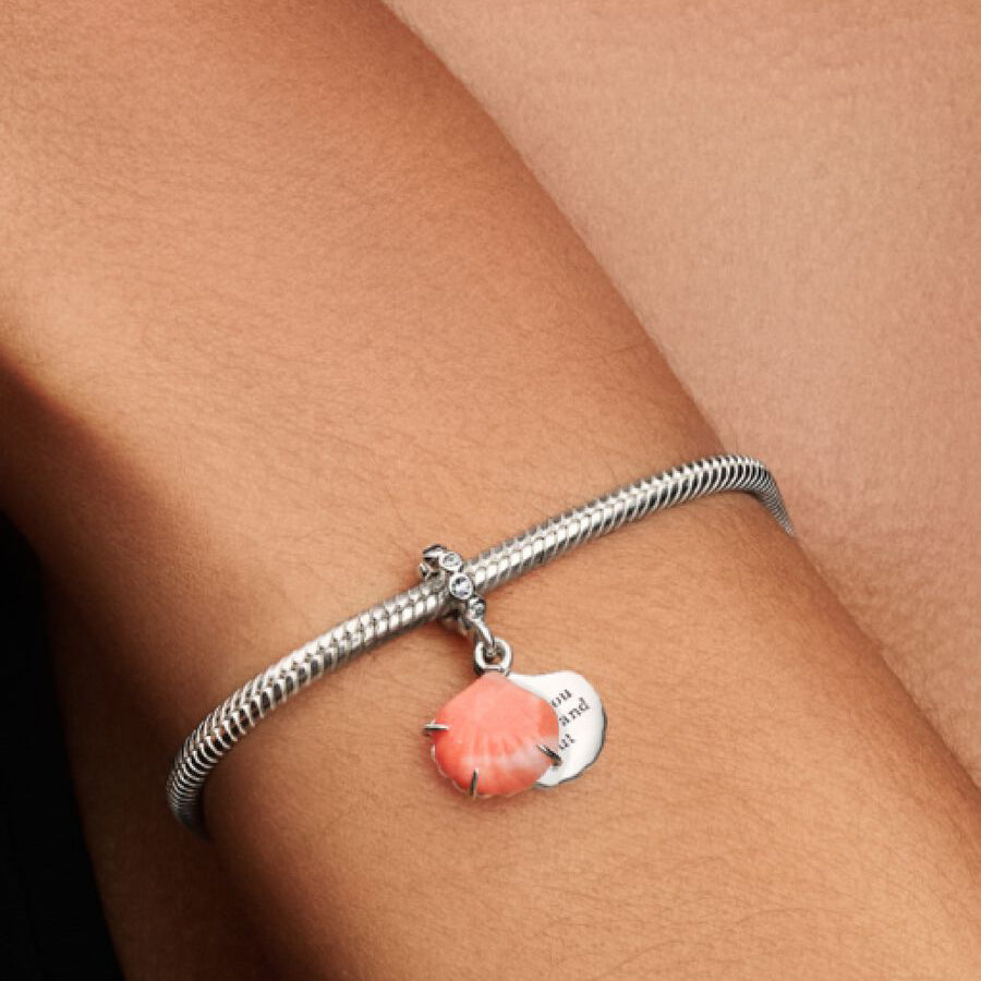 Sterling Silver Shell Dangle Charm