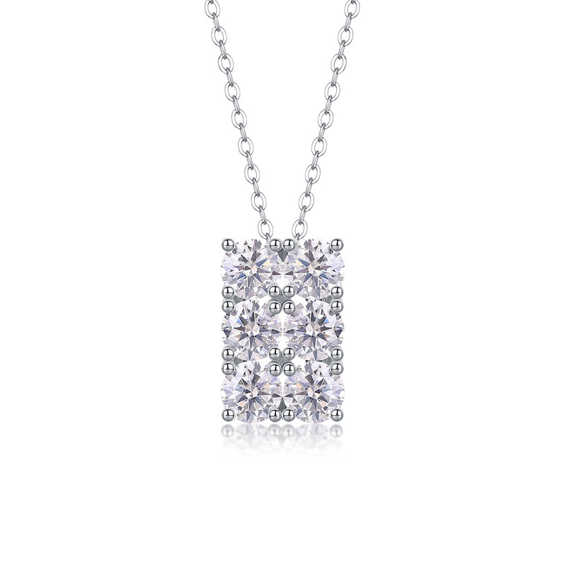 Delicate Cross Chain Necklace Featuring Rectangular Design
