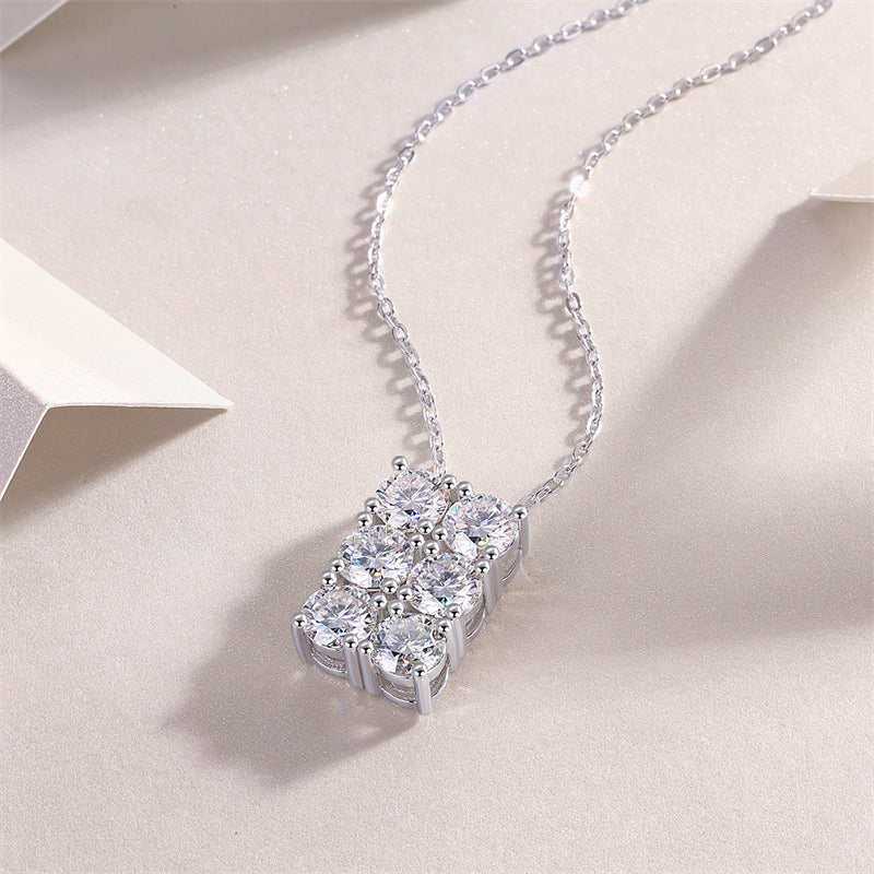 Delicate Cross Chain Necklace Featuring Rectangular Design