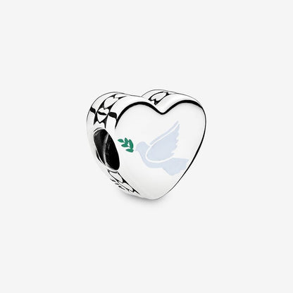 Serenity Dove Heart Pendant