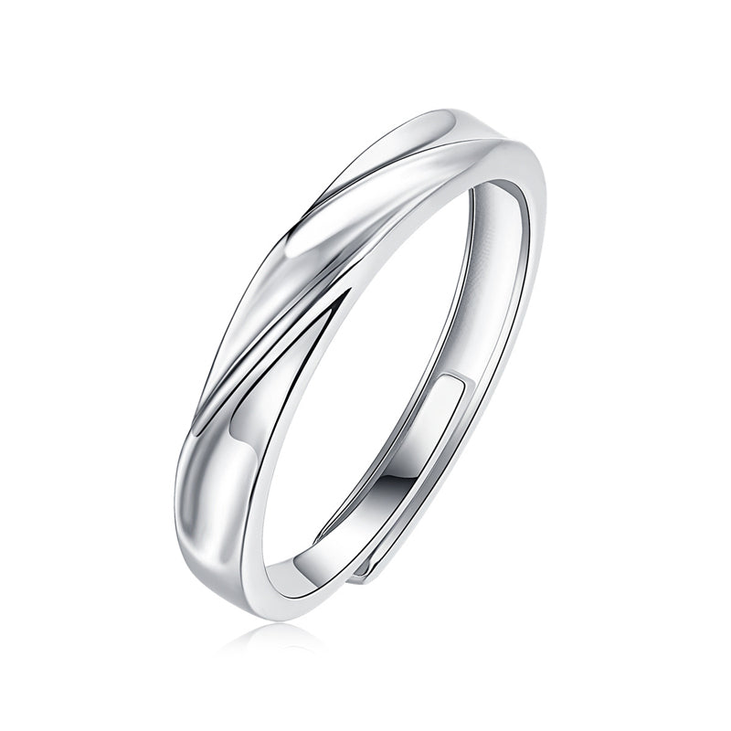 Edgy Adjustable Band Set for Couples