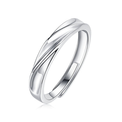 Edgy Adjustable Band Set for Couples