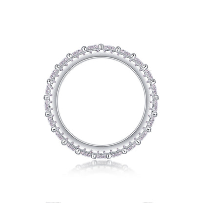 Elegant Geometric Silver Band for Fashionable Women