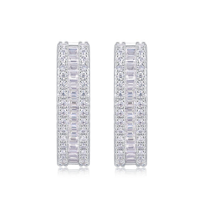 Elegant Moissanite Earrings for Professional Women