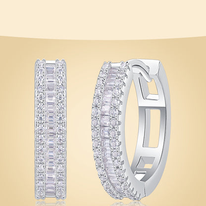 Elegant Moissanite Earrings for Professional Women