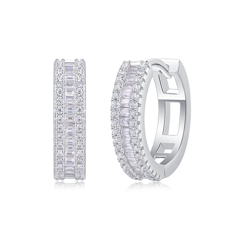 Elegant Moissanite Earrings for Professional Women