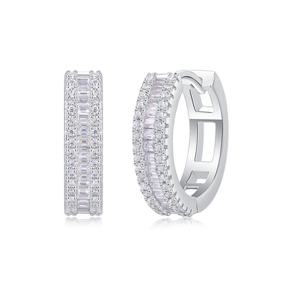 Elegant Moissanite Earrings for Professional Women