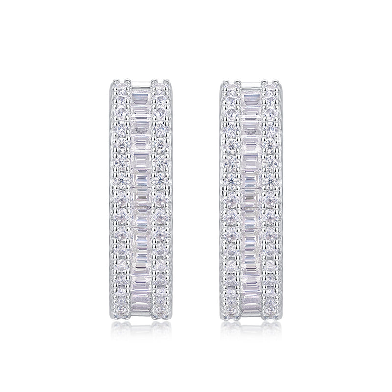 Elegant Moissanite Earrings for Professional Women