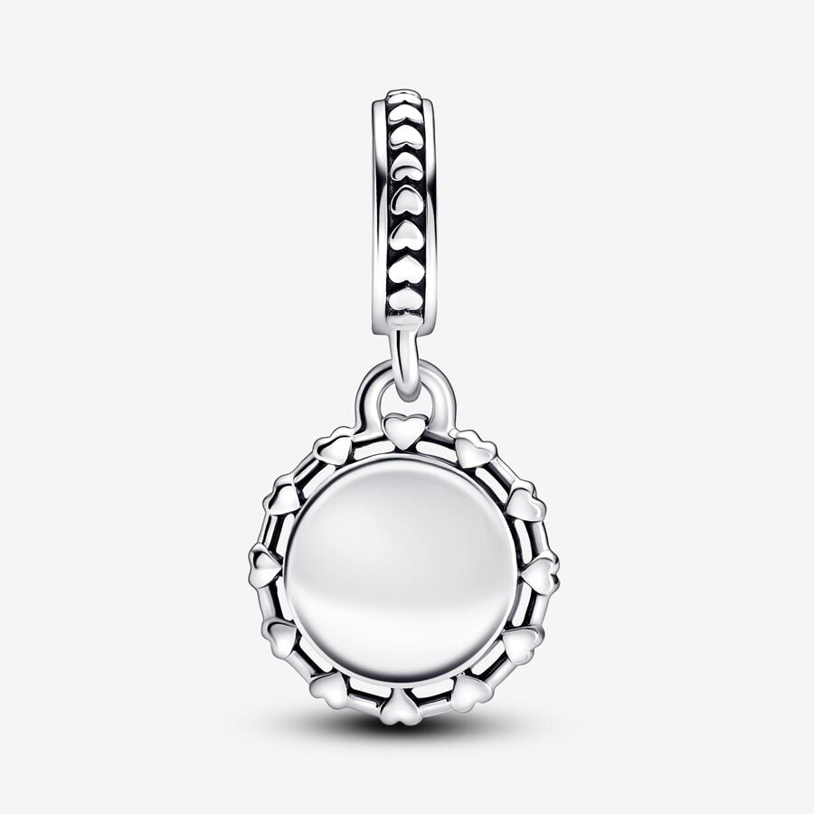 Style Engravable Hearts Dangle Charm