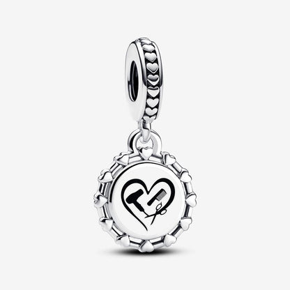 Silver Hairdresser Gift Charm