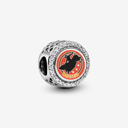 Rodeo Bucking Bull Charm