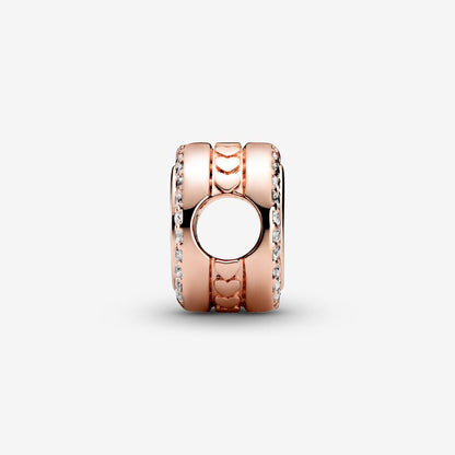 Engravable Sparkling Button Charm