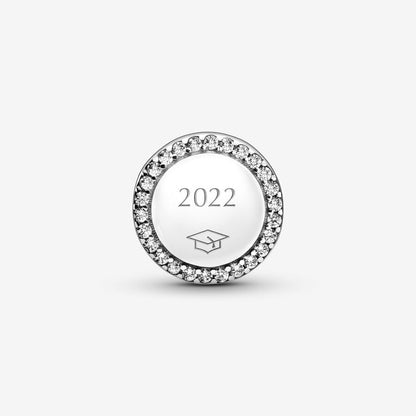 Engravable Sparkling Button Charm