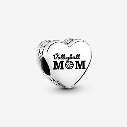 Team Mom Volleyball Charm
