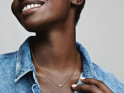 Shooting Star Pavé Collier Necklace