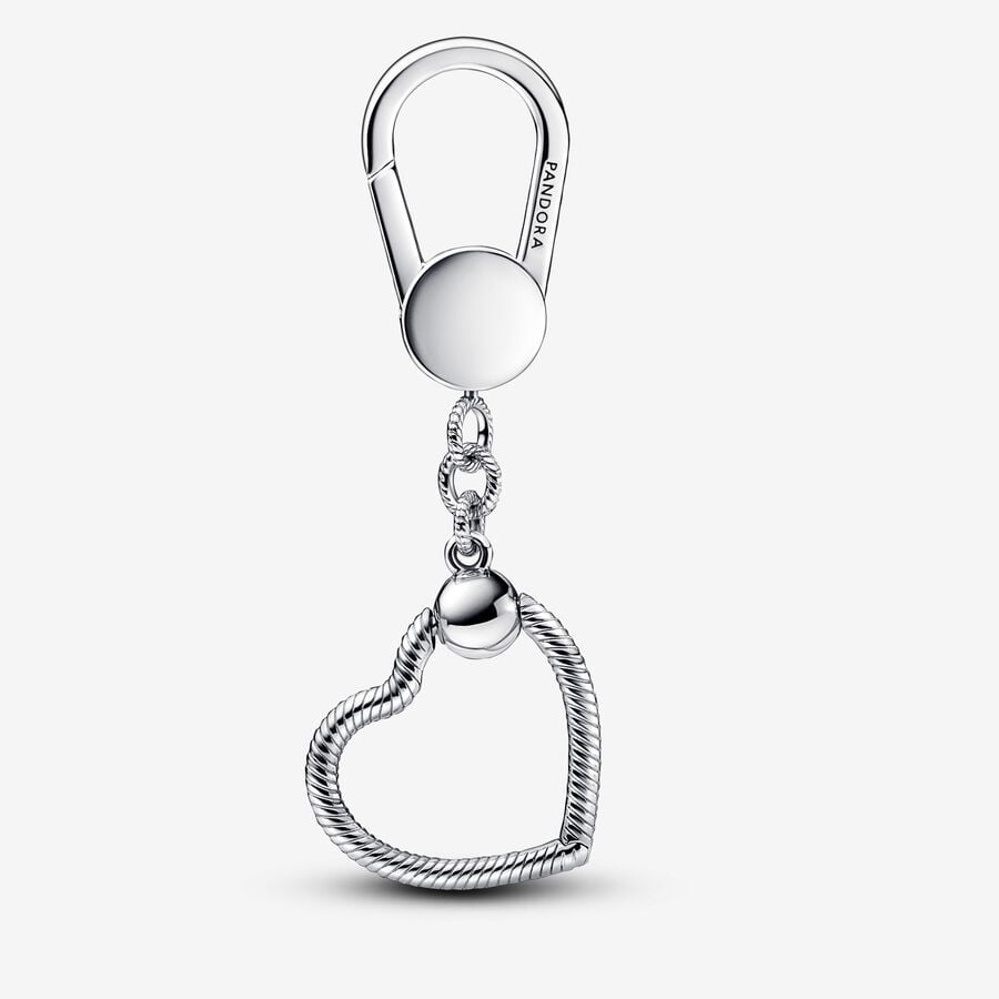 Small Heart Bag Charm Holder