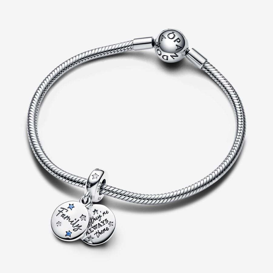 Family Love Double Dangle Charm
