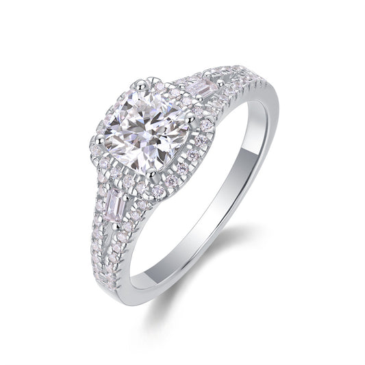 Fashionable Circle Inspired Silver Ring for Women