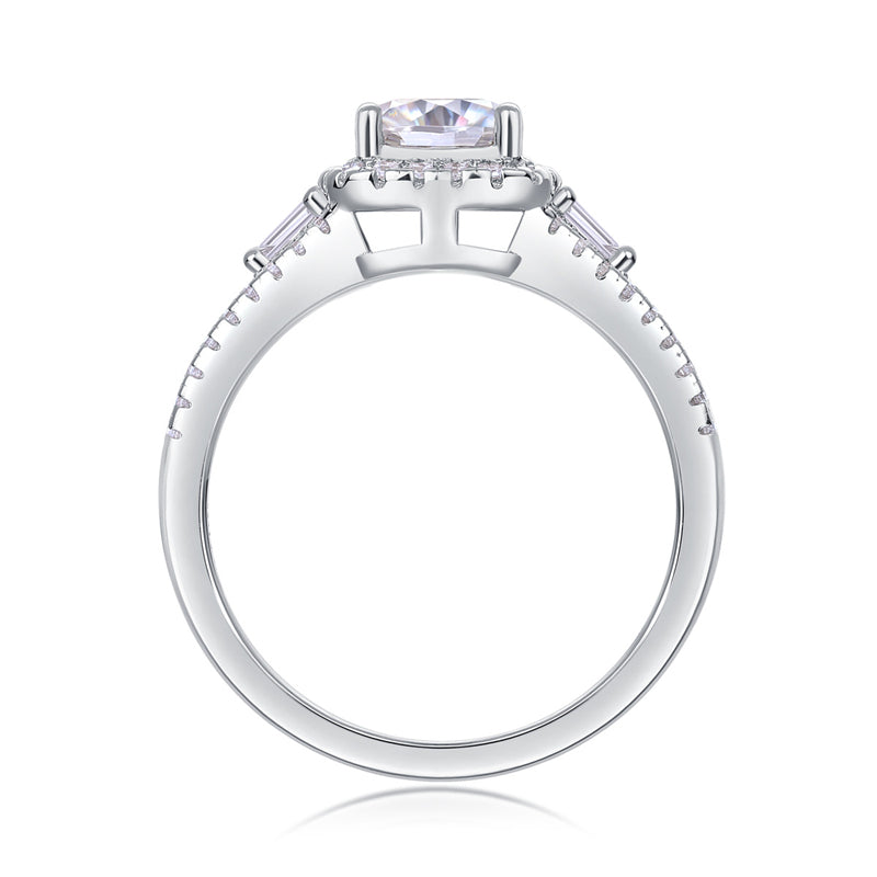 Fashionable Circle Inspired Silver Ring for Women