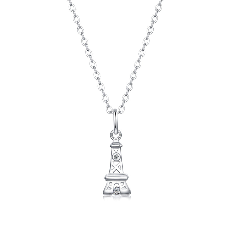Fashionable Eiffel Tower Pendant Necklace