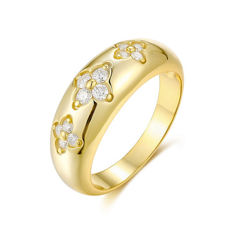 Fashionable Round Diamond Ring for Women